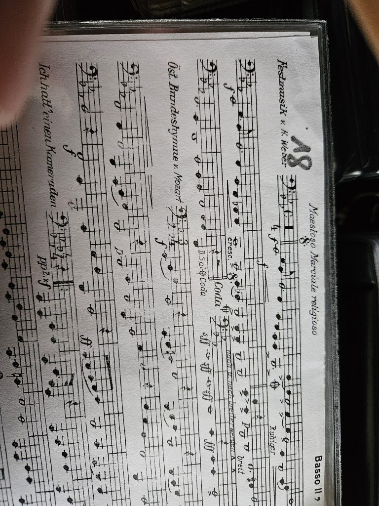 Festmusik von Hans Weber Bass